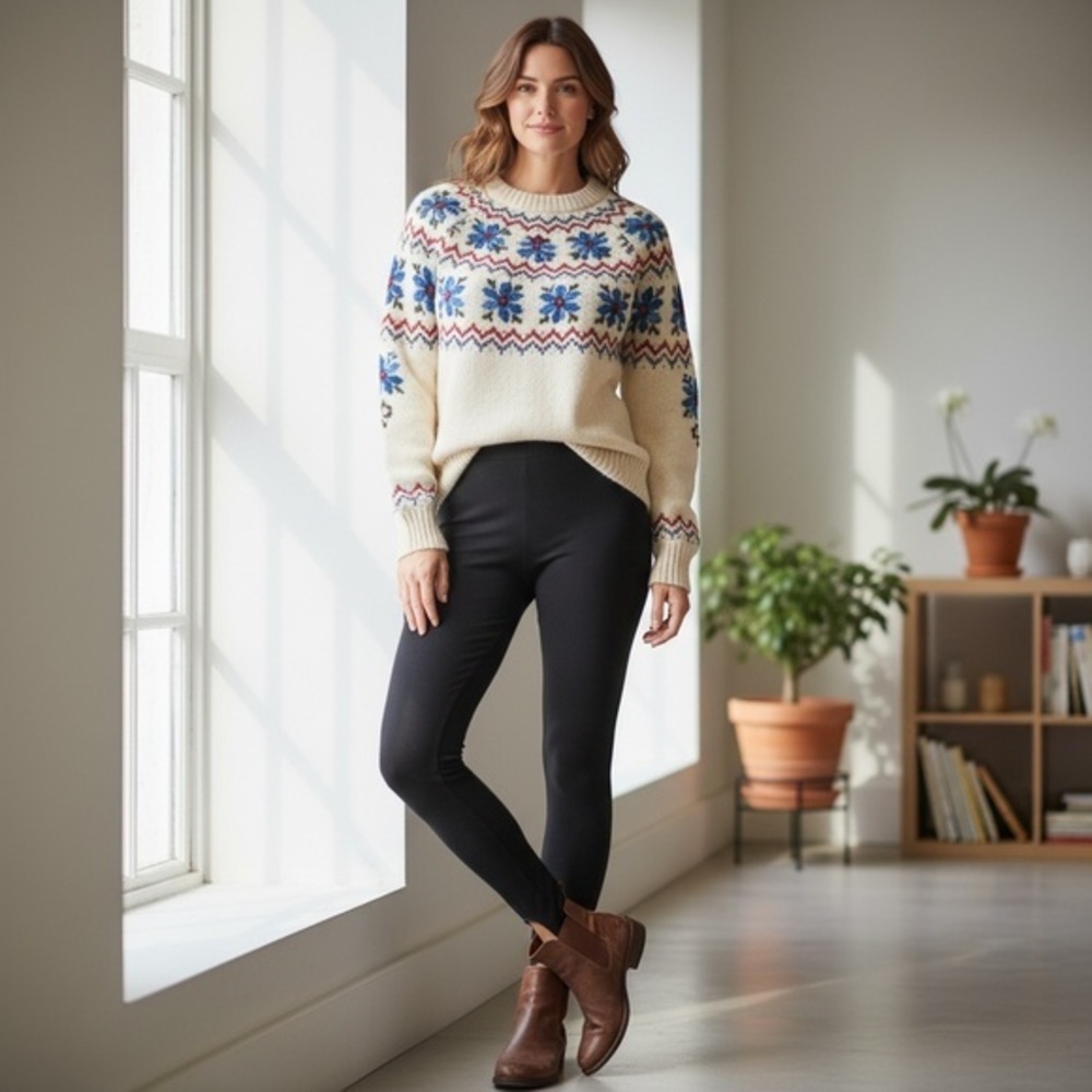 Chico's Black Stirrup Leggings